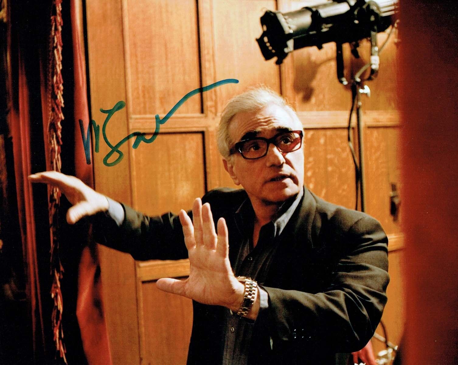 Martin SCORSESE SIGNED Autograph 10x8 Photo Poster painting 2 AFTAL COA Film Director