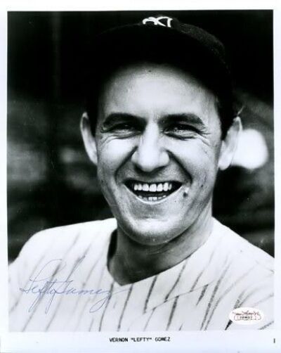 Lefty Gomez Signed Jsa Certed 8x10 Photo Poster painting Authentic Autograph