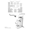 Folding Firewood Stove Stainless Steel BBQ Rocket Stove for Traveling BBQ Picnic