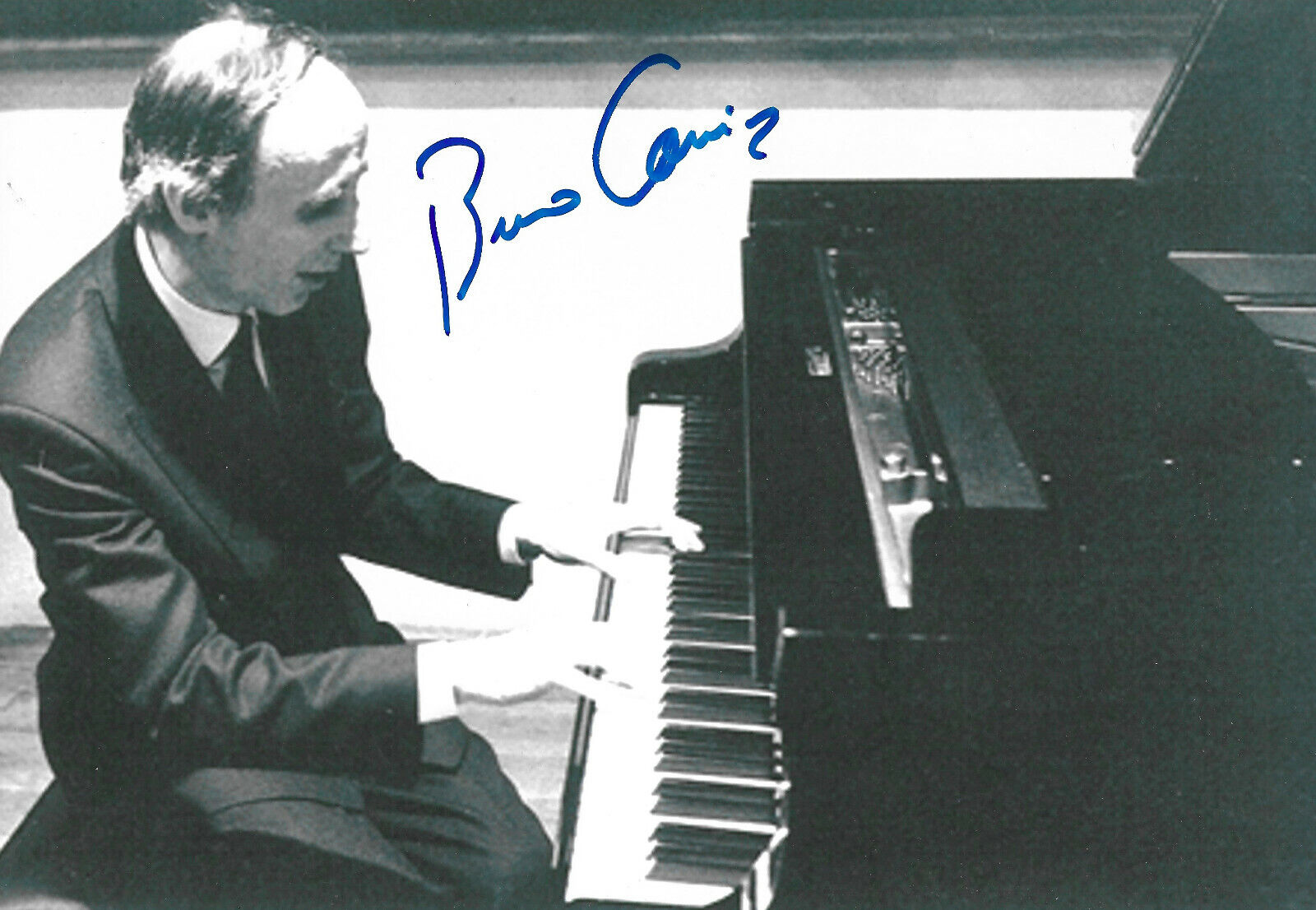 Bruno Canino Pianist signed 8x12 inch Photo Poster painting autograph