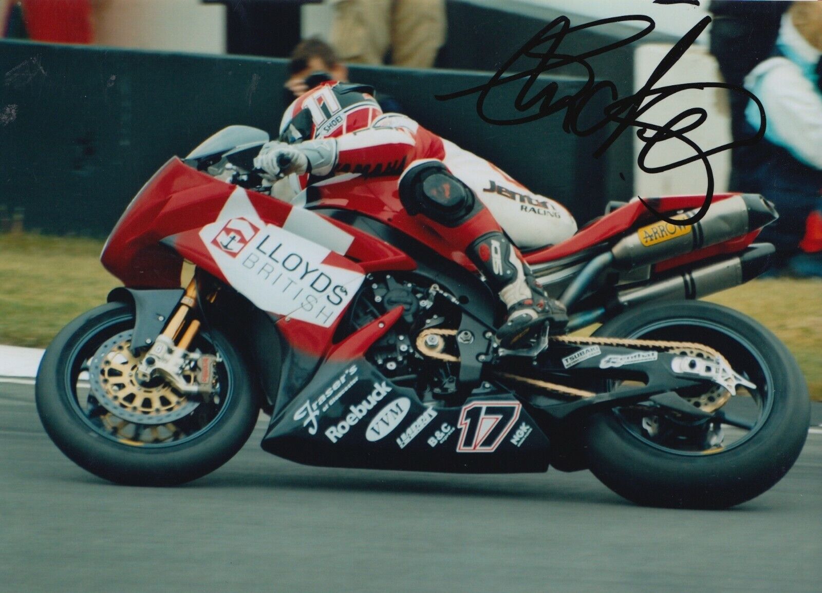 Simon Andrews Hand Signed 7x5 Photo Poster painting - Isle of Man TT Autograph BSB.