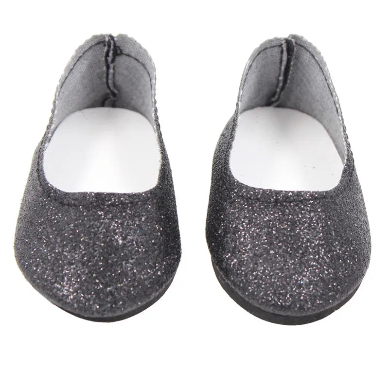 Yiwu Factory Direct Selling Doll Shoes 7.5cm Summer Doll 18 Inch American Girl Accessories Hot Sale