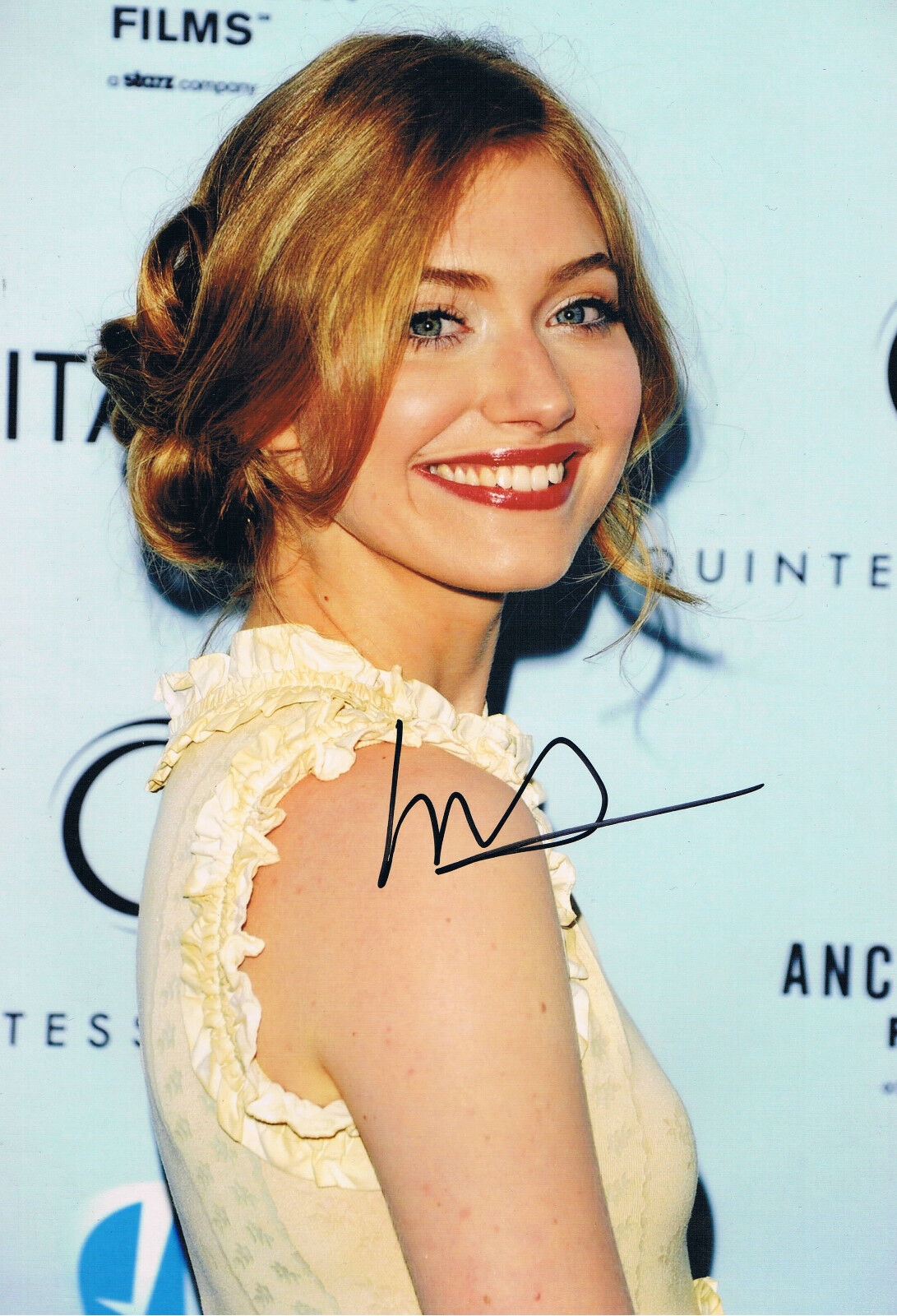 Imogen Poots 1989- genuine autograph Photo Poster painting 8x12