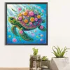 Tortue-Peinture diamant en forme sp&eacute;ciale-30*30cm