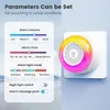 Wifi Sound and Light Alarm Sensor App Remote Control Plug-in Home Alarm 105dB Sounder Voice Broadcast Alarm for Vibration CO VOC PIR for Kids Garage Office