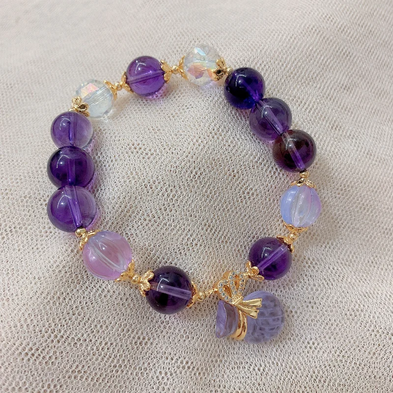 Lucky bag Amethyst bracelet