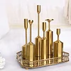 Simple 6PCS Candle Holders Set Home Wedding Catering Table Decor