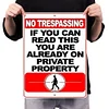 No Trespassing - Vintage Metal Signs - 20*30cm/30*40cm - Warning