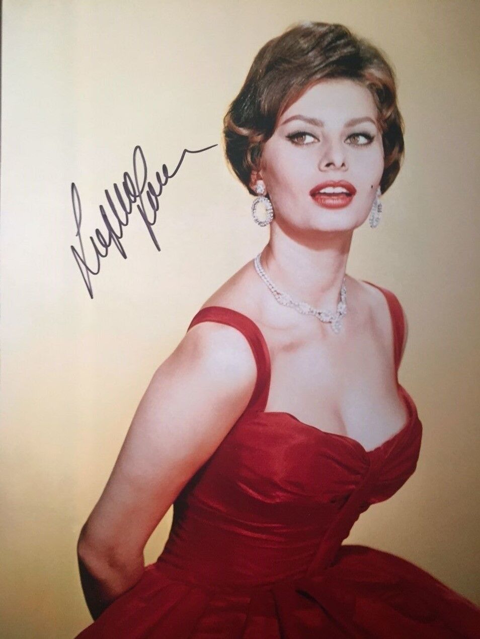 Sophia Loren signed autographed 8x10 Photo Poster painting IN PERSON