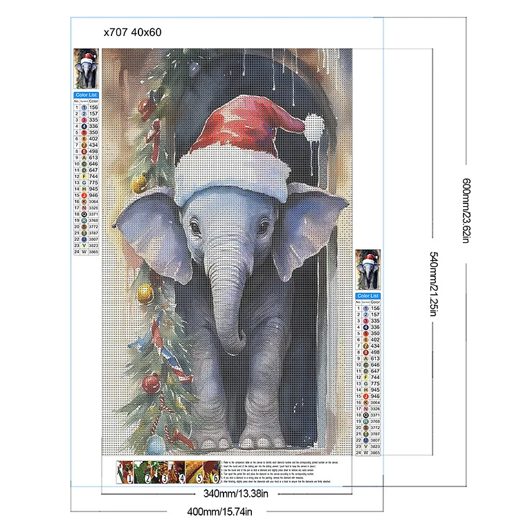 Ccfqiangtie DIY Diamond Painting Kits for Teens,Elephant Cartoon Cute  Animal,5D Full Round Drill Diamond Painting kit Christmas Thanksgiving  Decorati,40x50cm : : Home & Kitchen