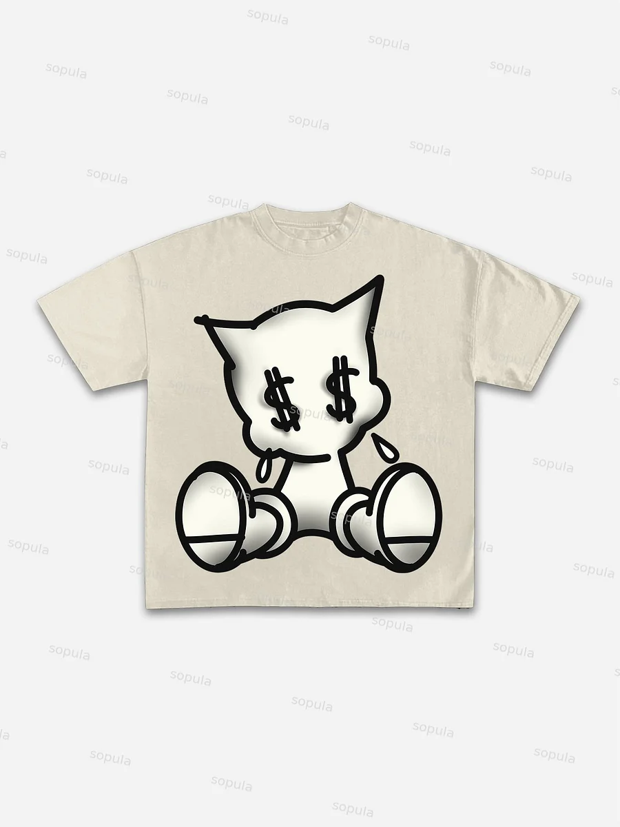 Sopula Trendy Cartoon Ats Boy Graphics Cotton T-Shirt