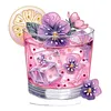 uk.everydayedeals DIY Acrylic Diamond Painting Desktop Tabletop Ornament - Drink