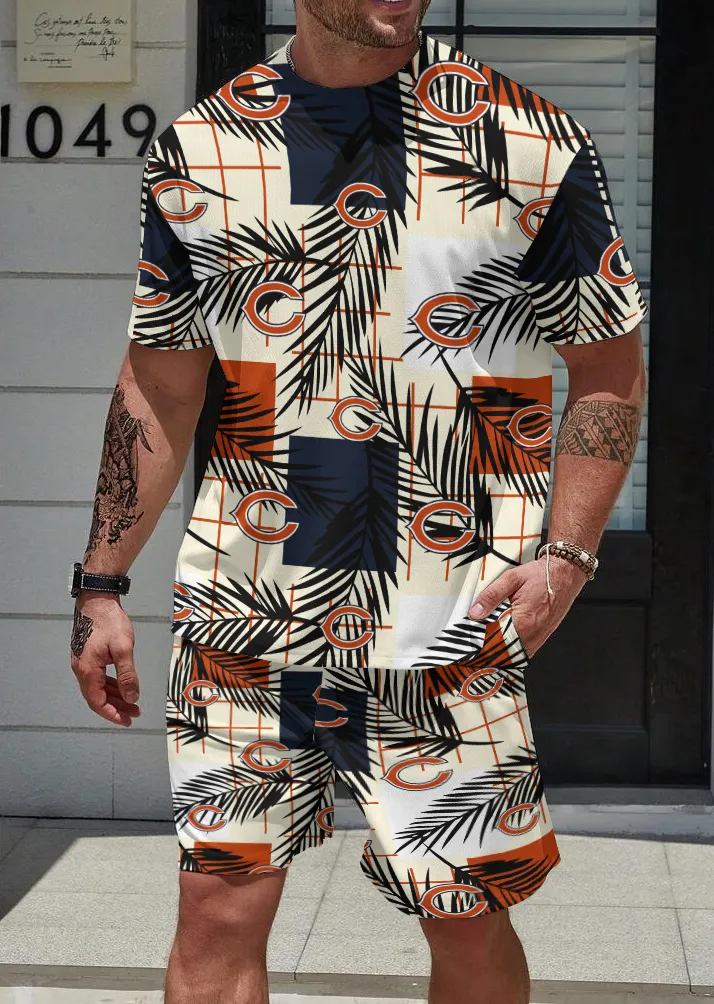 Chicago Bears Limited Edition Top And Shorts Two-Piece Suits