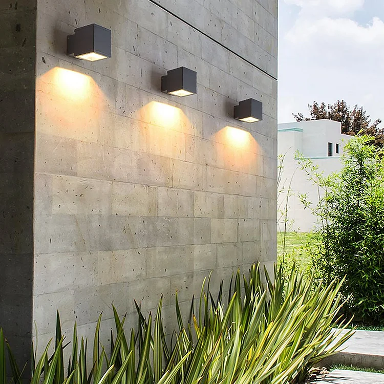 Modern Minimalist Outdoor LED Waterproof Exterior Wall Light for Courtyard Fence - Appledas