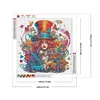 Diamond Painting-DIY Full Round Drill Mad Hatter Alice(40*40 CM)