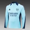 2024/2025 Arsenal Half Pull Training Suit Baby Blue Football Jersey  1:1 Thai Quality