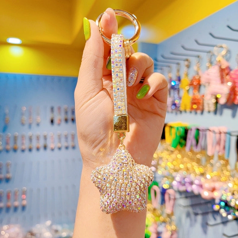 Cute Star Czech Diamond Women’s Keychain