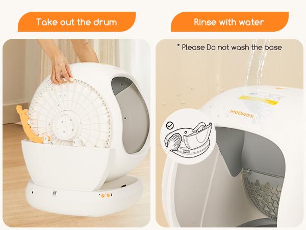 Meowant SC02 75L Large Smart Automatic Cat Litter Box Enclosure - APP Control, Self-Cleaning, Odor Removal, Anti-Pinch Design, Easy Installation for Multiple Cats, Smart Litter Box, Automatic Litter Box,sohochic