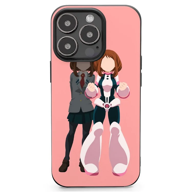 Ochaco Uraraka Anime My Hero Academia Phone Case Mobile Phone Shell IPhone 13 and iPhone14 Pro Max and IPhone 15 Plus Case - Heather Prints Shirts