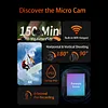 4K Ultra HD Cycling Dash Cam IP65 Waterproof Wearable Action Body Cam Magnetic Thumb Size Pov Camcorder for Cycling/Travel/Pet/Vlogging