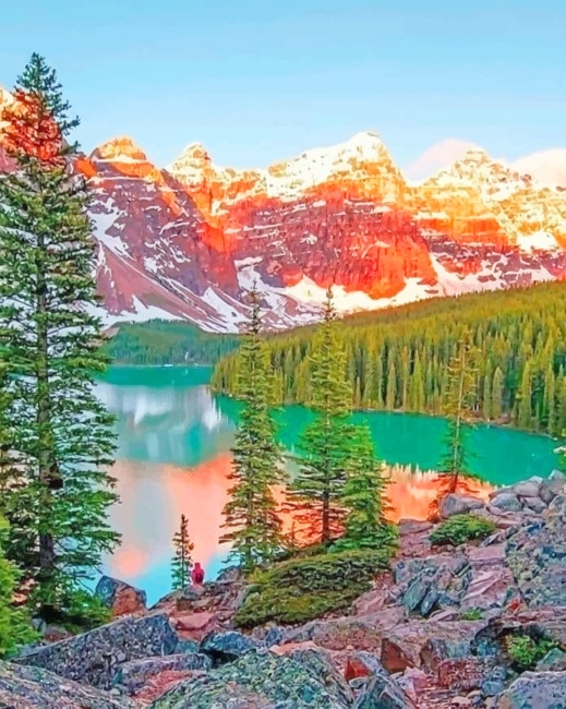 

Banff National Park Alberta – Paint By Numbers - 40*50CM, 501 Original