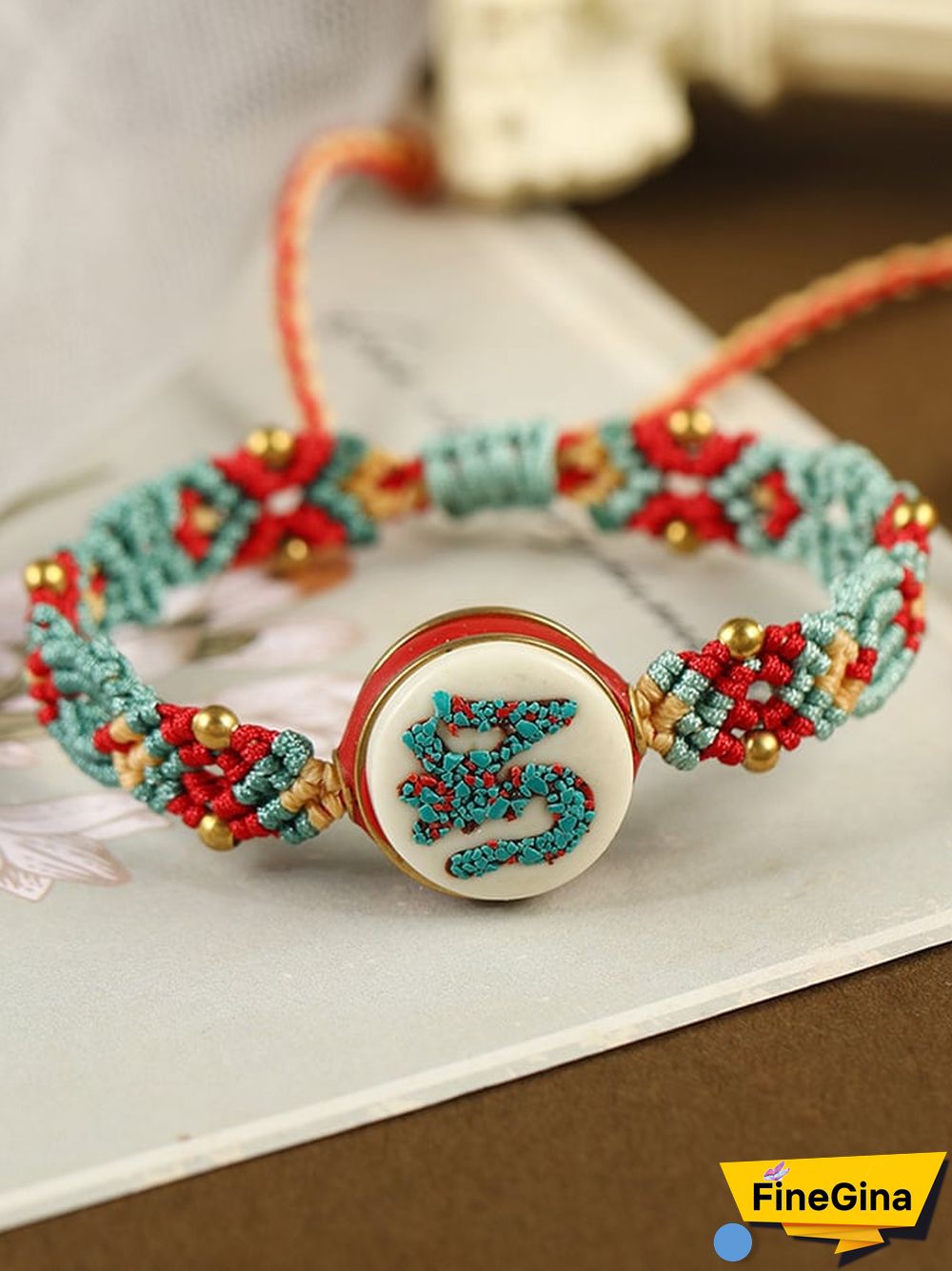 Vintage Colored Rope Woven Bracelet