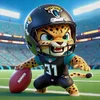 Jacksonville Jaguars Football-11CT Stamped Cross Stitch 40*40cm
