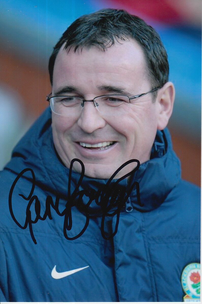 BLACKBURN ROVERS HAND SIGNED GARY BOWYER 6X4 Photo Poster painting 1.