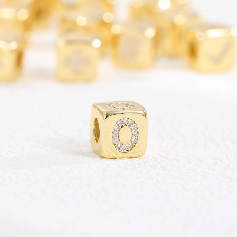 1 Piece Copper Letter Jewelry Accessories Pendant