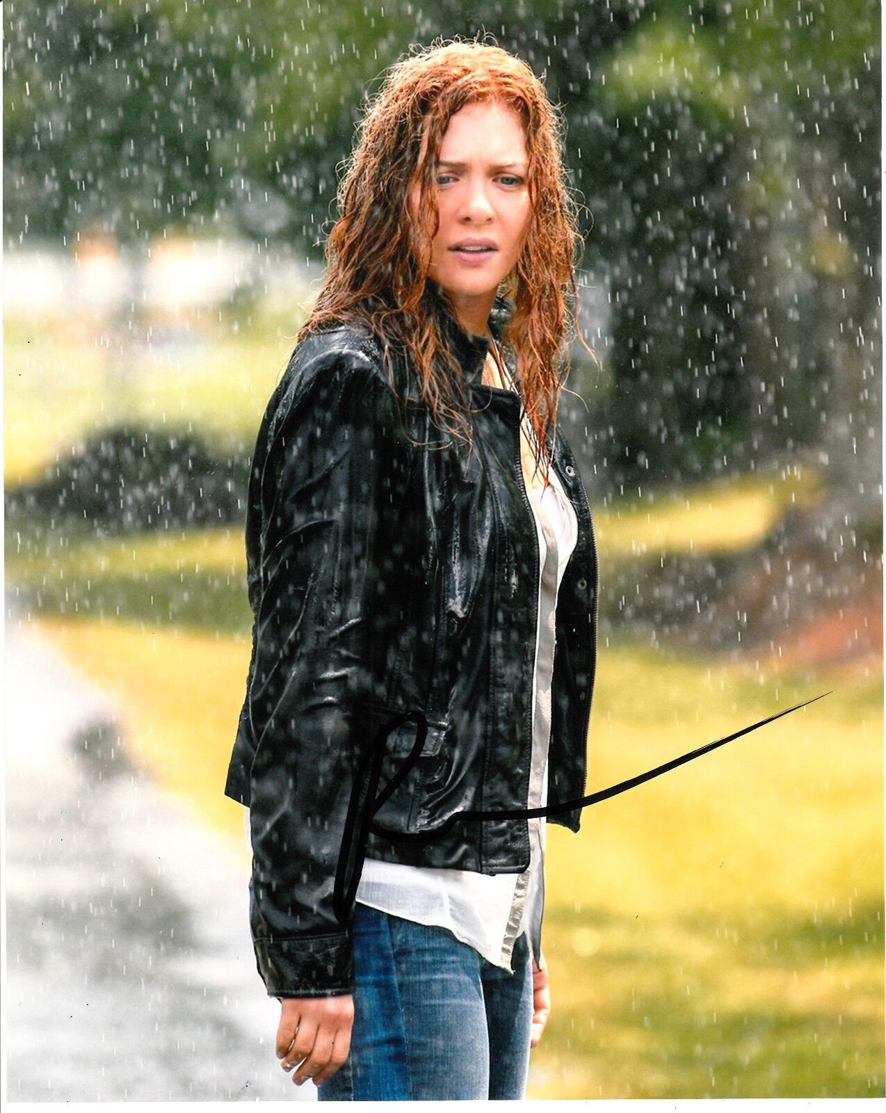 RACHELLE LEFEVRE SIGNED SEXY UNDER THE DOME Photo Poster painting UACC REG 242 (2)