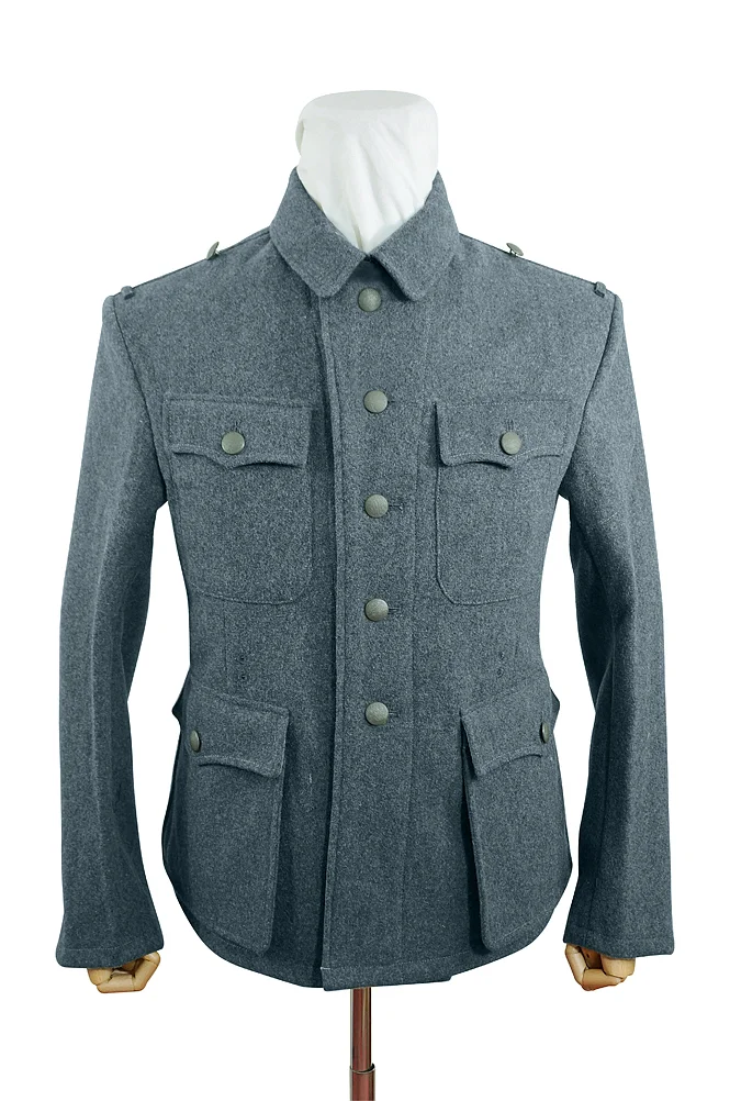   Elite German M1942 EM Italian Field Wool Tunic Feldbluse Blue Green Grey German-Uniform
