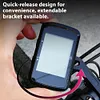 Cycling Odometer 2.4 Inch Screen Digital Stopwatch Rechargeable Bike Accessories