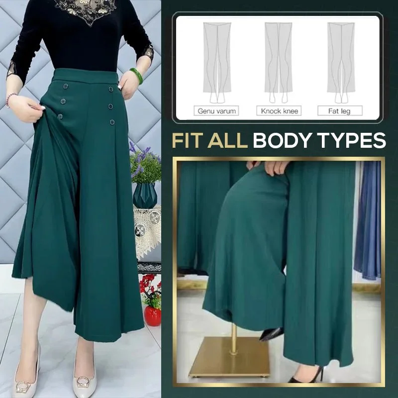 🔥LAST DAY 49% OFF - [Cool and Slim] Stylish Pleated Wide-leg Pants