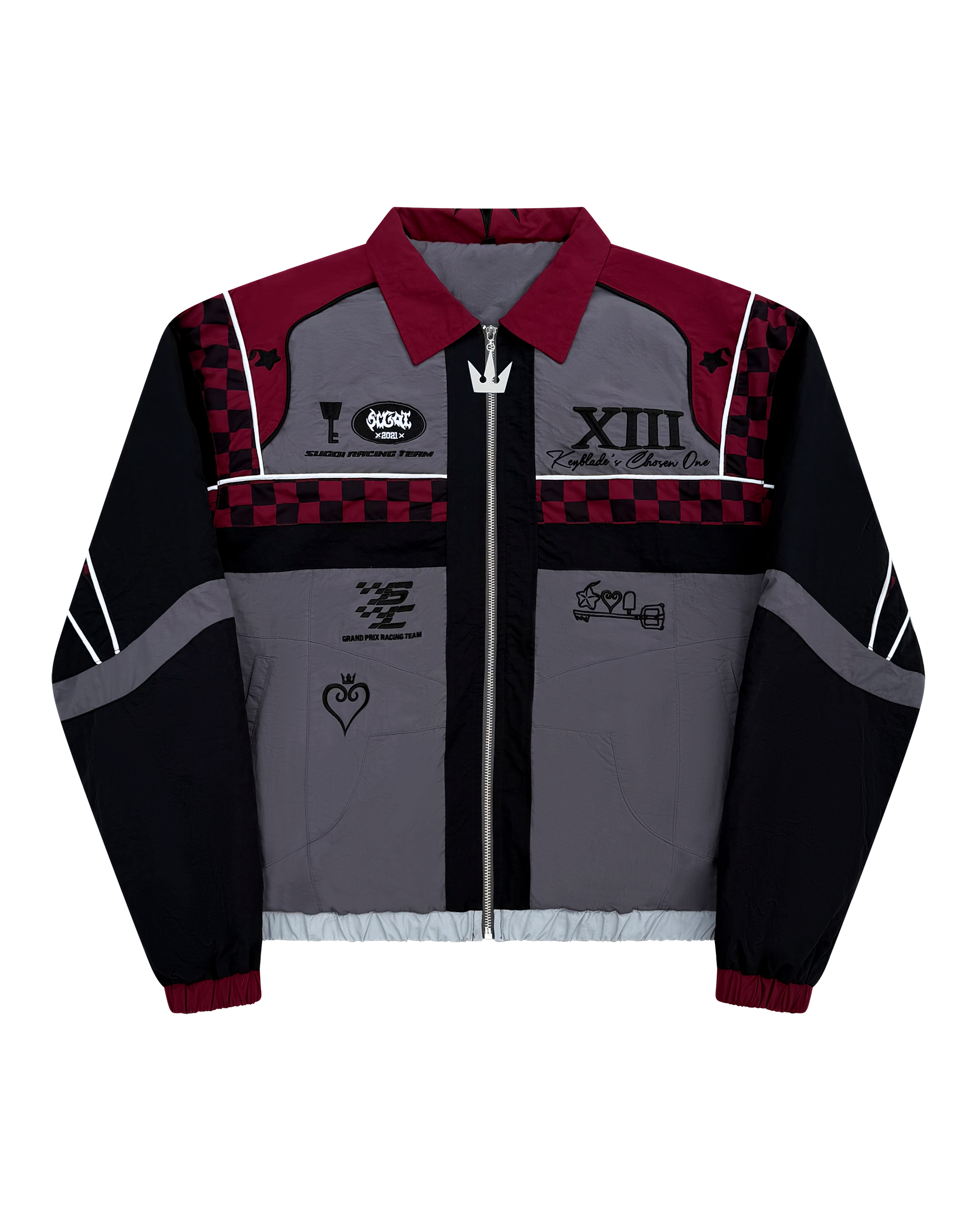 KEY OF DESTINY RACING JACKET (grey)