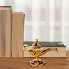  Classical Aladdin Magical Lamp, Retro Magical Wishing Ornament, Tabletop Decoration with Finely Polished Surfaces for Home, Party