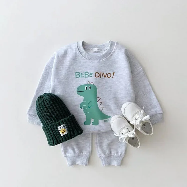 BEBE DINO Baby Toddler Sweatshirt and Pants Set