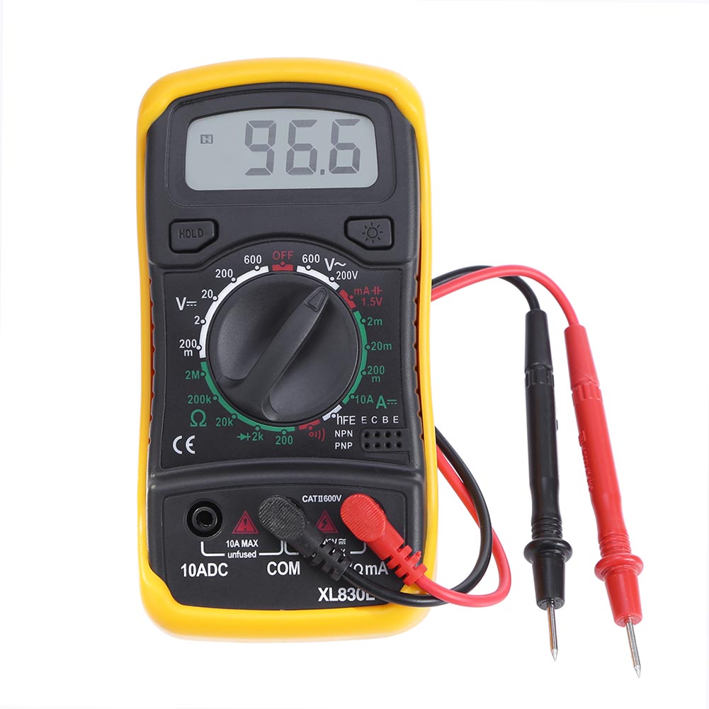 

XL830L AC DC Voltage Digital Multimeter Ohm Resistance Temperature Meter, 501 Original
