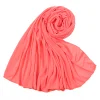 Plain Color Women Sweat Cloth Long Hijab Scarf Shawl