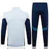 25/26 Arsenal light gray long zipper  Training Jacket Set