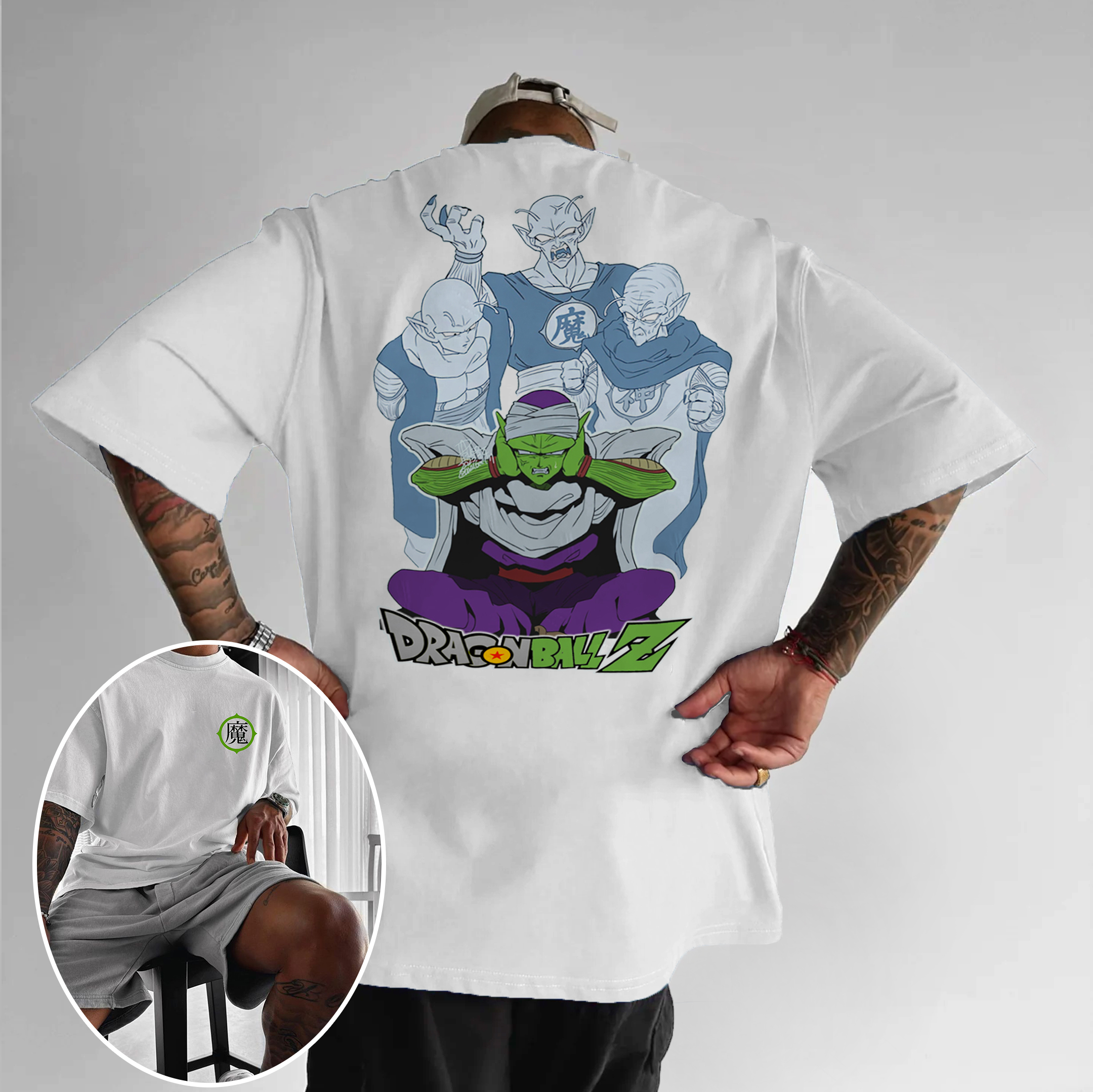 Unisex Anime Print DB Piccolo T-shirt