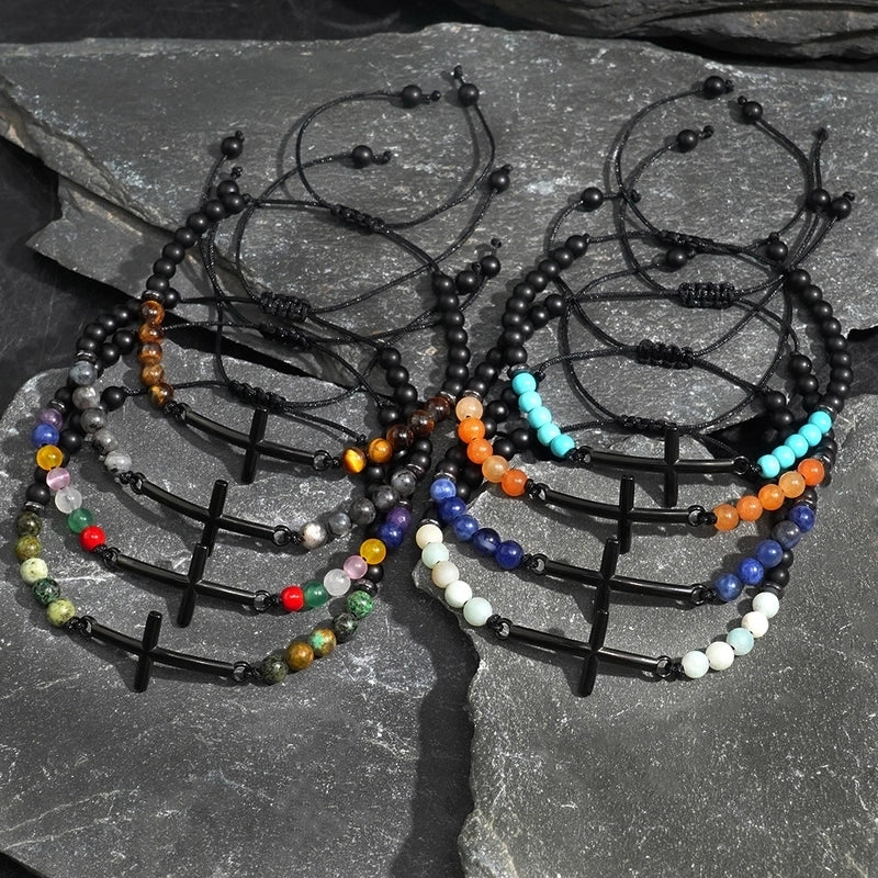 Bohemian Geometric Semi-precious Stone Beaded Handmade Unisex Bracelets