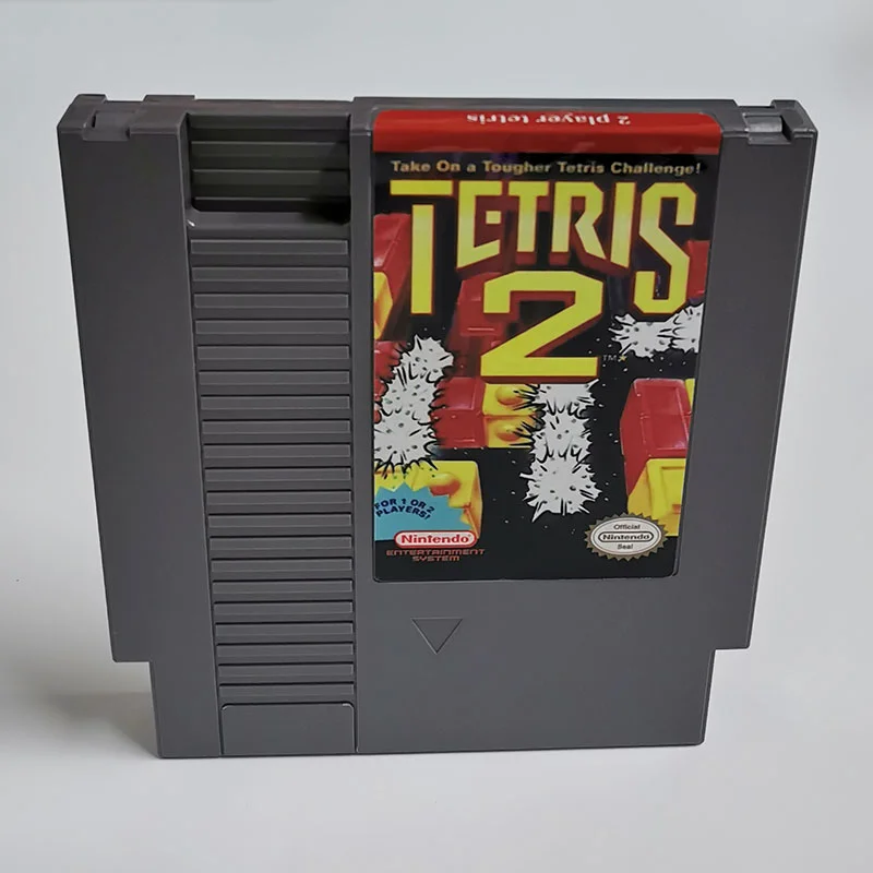 Tetris 2 For Nintendo NES - 8 Bit Game Cartridge