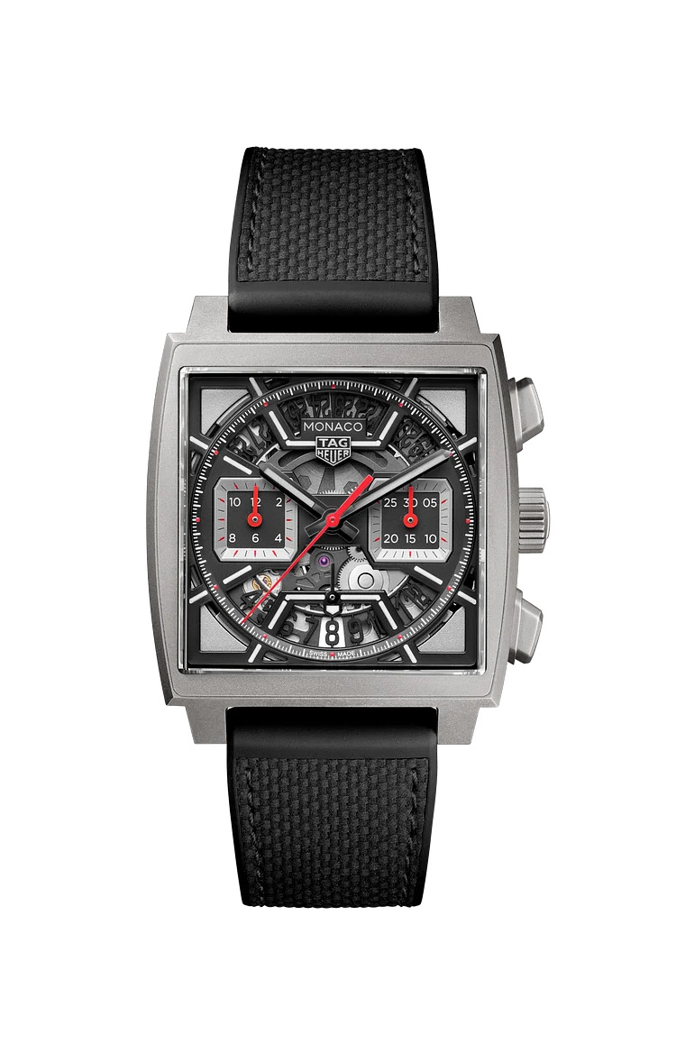TAG HEUER MONACO CHRONOGRAPH Automatic Chronograph, 39 mm, Titanium CBL2183.FT6236【Free Shipping】