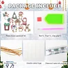10Pcs Christmas Diamond Painting Photo Frame Hanging Pendant for Xmas Tree