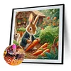 Diamond Painting -DIY Full Square Drill Easter Rabbit(45*45CM）