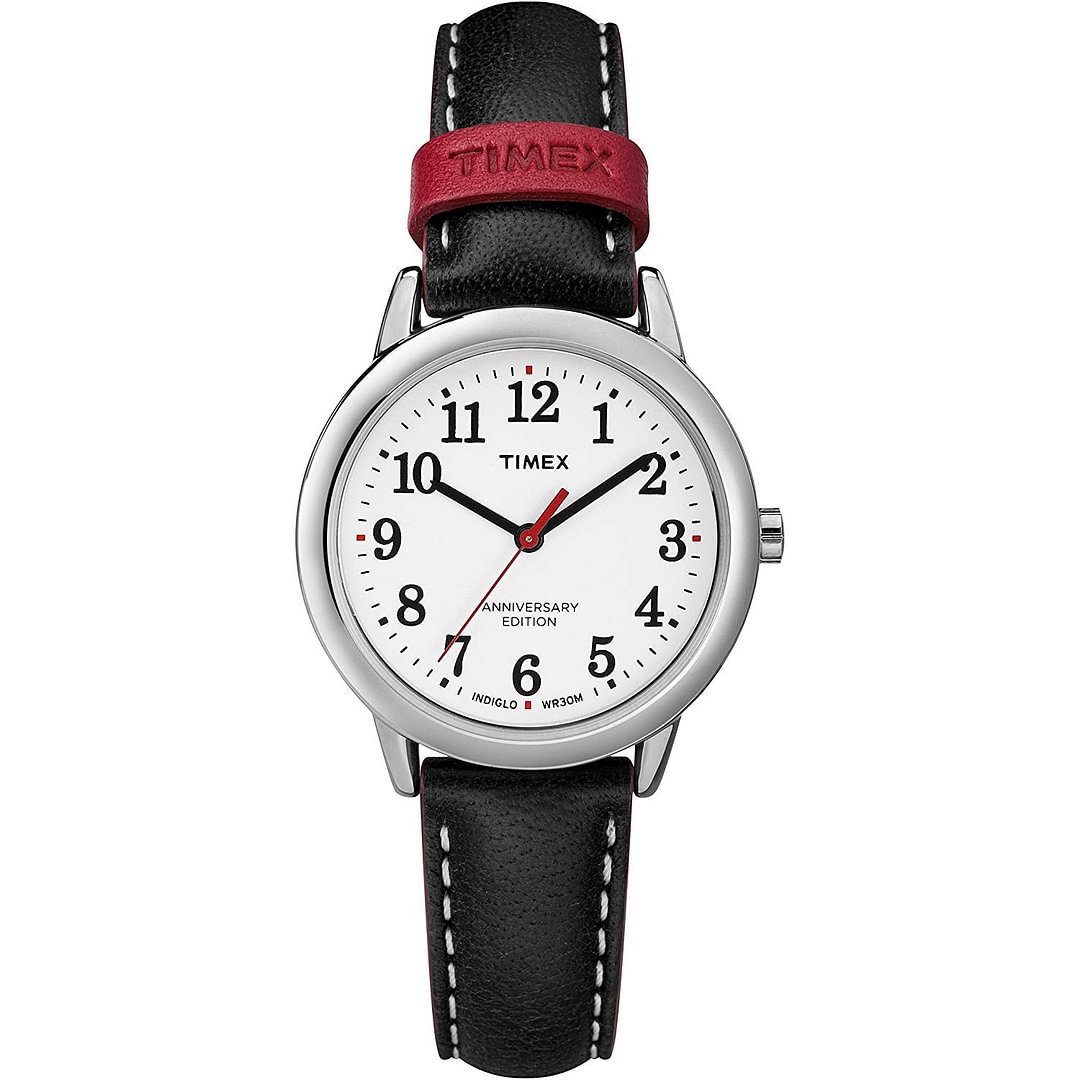 Women's Easy Reader Leather Strap 30mm Watch