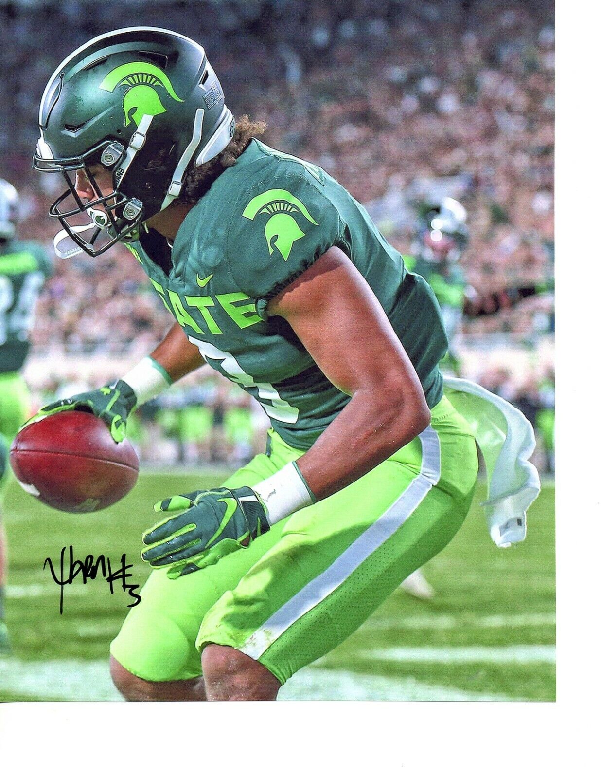 Xavier Henderson signed autograph 8x10 Photo Poster painting Michigan State Spartans football b