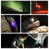 X4 High-Intensity Flashlight With Stepless Dimming And Long Battery Life For Outdoor Lighting With RGB Color Light