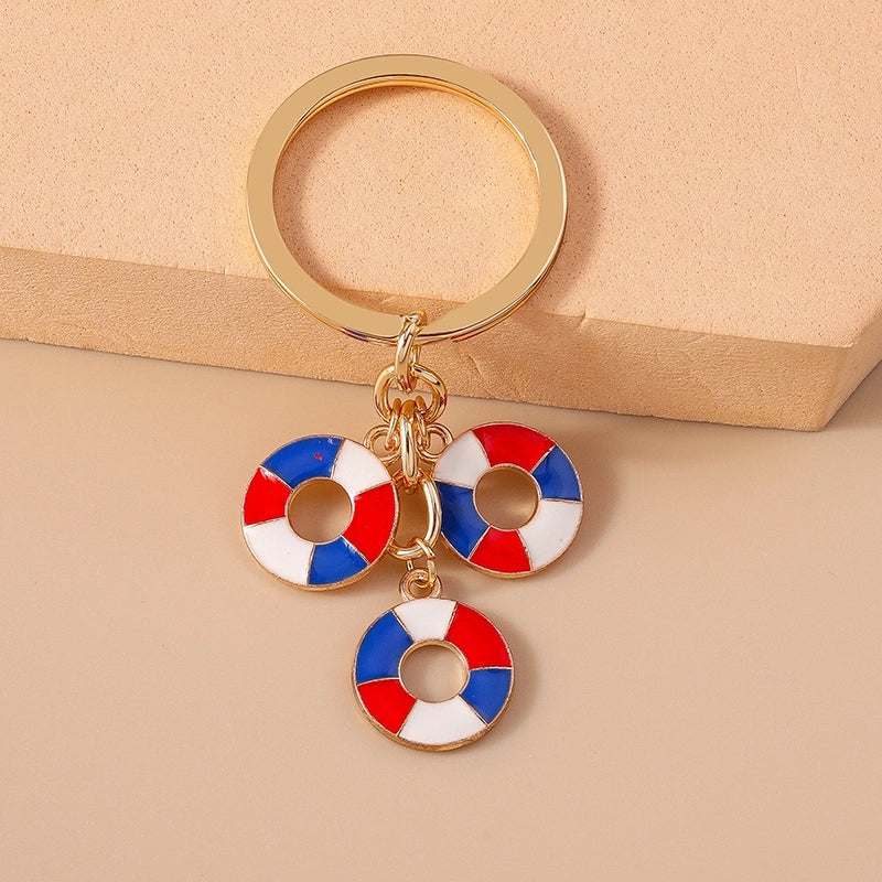 Cute Minimalist Commute Star Bell Umbrella Alloy Keychain