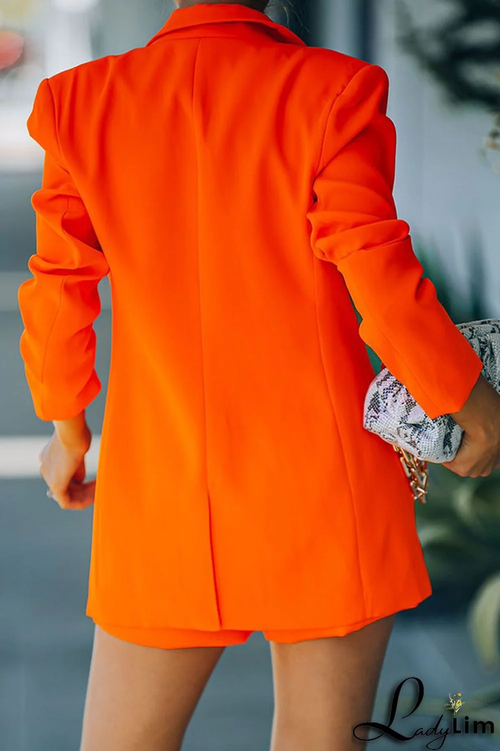 Standards Pocketed Bright Colour Blazer Shorts Suit